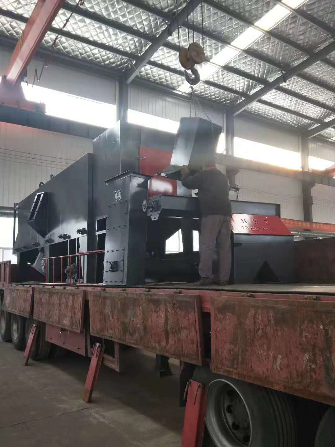 q6912通過式拋丸機發往煙臺 q6912通過式拋丸機發往煙臺