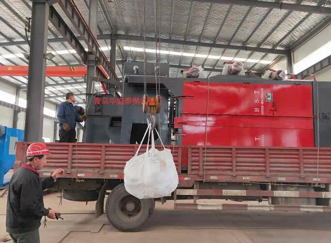 3720雙吊鉤式拋丸機發往山東省萊州市孫總