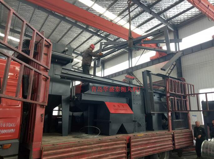 2019年4月發往河北河間6912大型拋丸清理機