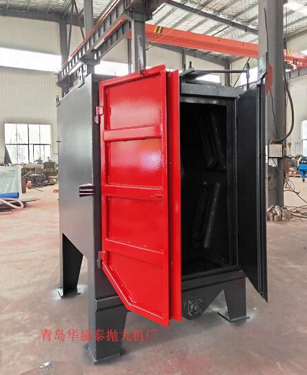 河北河間氣動開門376雙鉤式拋丸機發貨