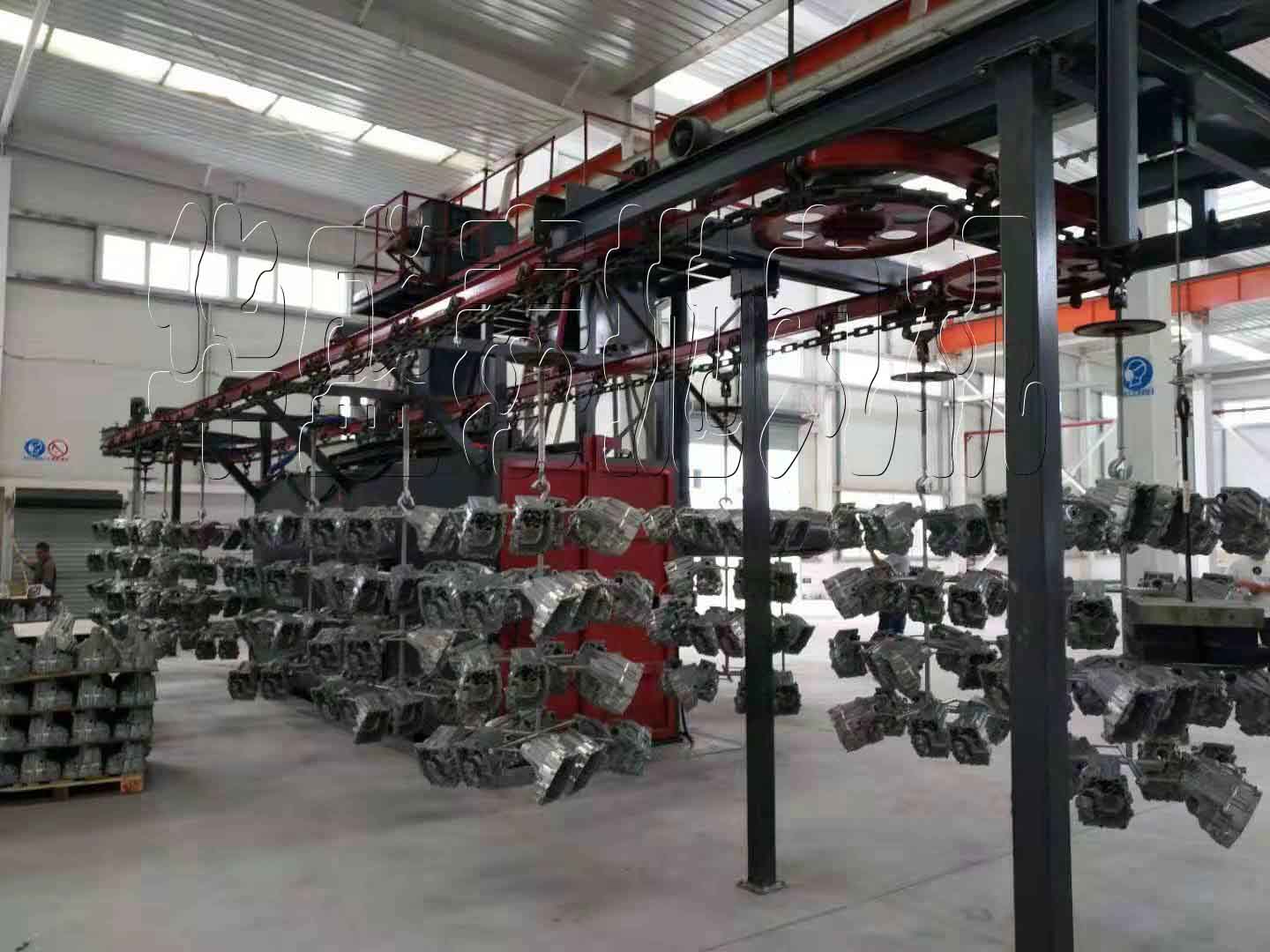 Hst懸鏈通過式拋丸機的基本構造如何 Hst懸鏈通過式拋丸機的基本構造如何